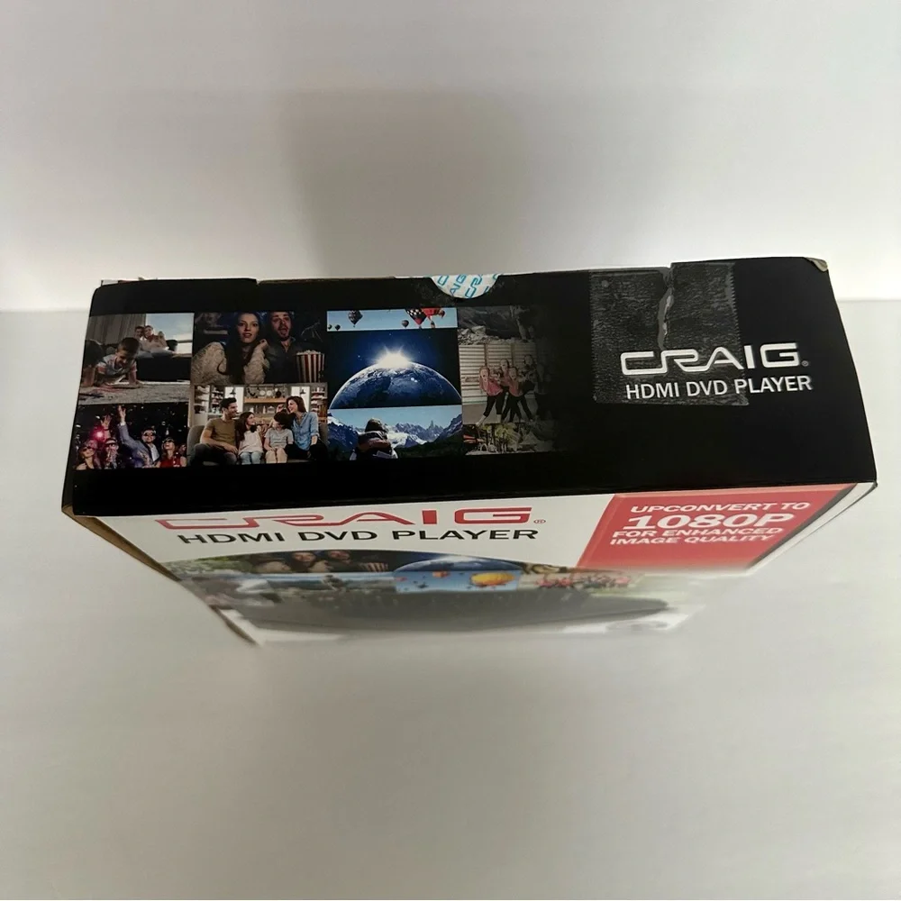 Craig CVD401A HDMI DVD Player 1080p Upconvert Remote Manual Tested Works